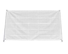 Bauzaunnetz ge�st 1,80 x 50 m 150 g/m� wei� auf Rolle