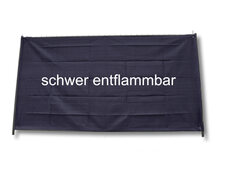 Bauzaunnetz B1 schwer entflammbar 1,80 x 50 m schwarz auf Rolle