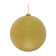 Weihnachtskugeln XL aus Kunststoff gold, 20cm, 1 Stk.