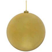 Weihnachtskugeln Christbaumkugeln aus Kunststoff gold, 10cm, 4 Stk.