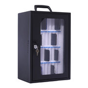 Smartphone-Schrank f�r 36 Smartphones, abschlie�barer Aufbewahrungsschrank dunkelgrau