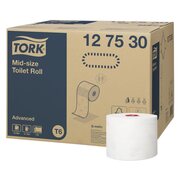 Tork Midi Toilettenpapier Advanced T6 wei� 2-lagig, 27 Rollen je 100m