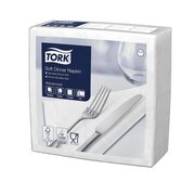 Tork Dinnerservietten hochwei� 3-lagig 39 x 39 cm 1/4 Falz, 1200 St�ck