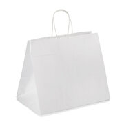 Papiertragetaschen mit Kordelhenkeln Kordeltaschen 320 + 215 x 270mm 80g wei