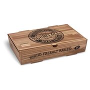 Schnitzelbox aus Mikrowellpappe mit neutralem Motiv, 28 x 17 x 6 cm, 100 Stk.