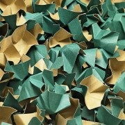 DECOFILL dekorative Papier-Verpackungschips Polsterchips, grn, 400 Liter