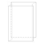 Seitenfaltensack 1250+850x2400mm, LDPE transparent trb, 80 my