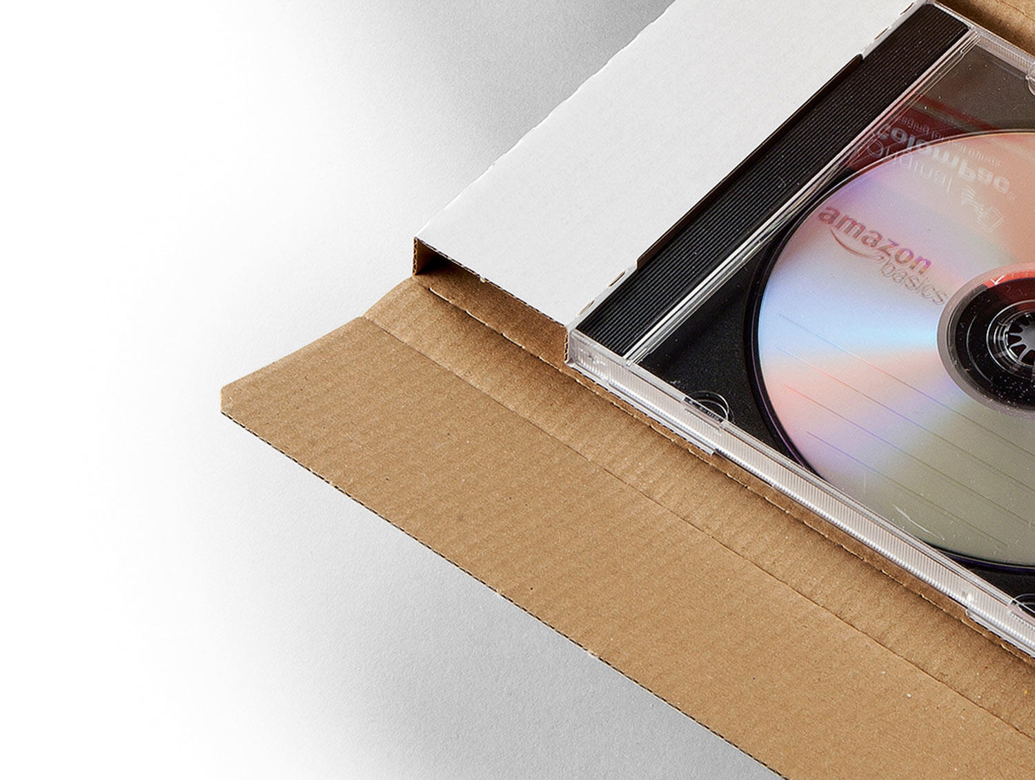 ColomPac CD-Jewel-Mailer DIN Lang 225 x 125 x 12mm Selbstklebeverschluss & Aufreifaden fr 1 CD / DVD mit Hlle