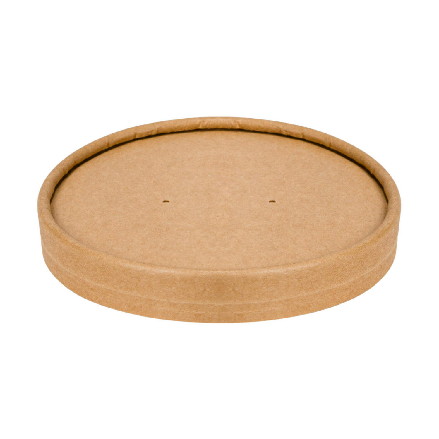 Deckel fr Suppenbecher Kraftpapier rund 11,5cm, 25 Stk.