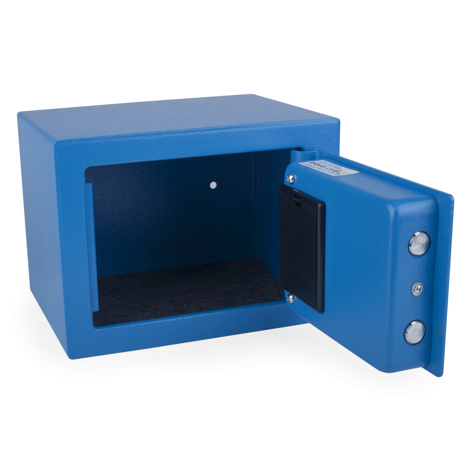 Tresor Safe 23x17x17cm mit elektronischem  Zahlenschloss fr Tisch/Wandmontage blau