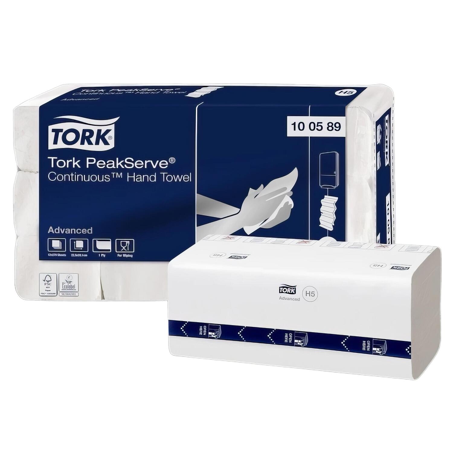 Tork PeakServe� Falthandt�cher Interfold H5 20,1cm 1-lagig 12x270=3240 St�ck