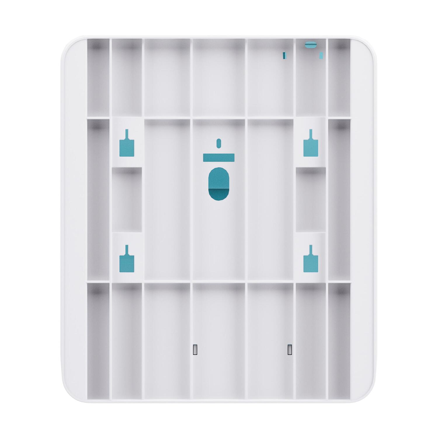 Satino Hyginity Falthandtuchspender S, System PT3, 35 cm x 30,1 cm x 16,5 cm, wei�