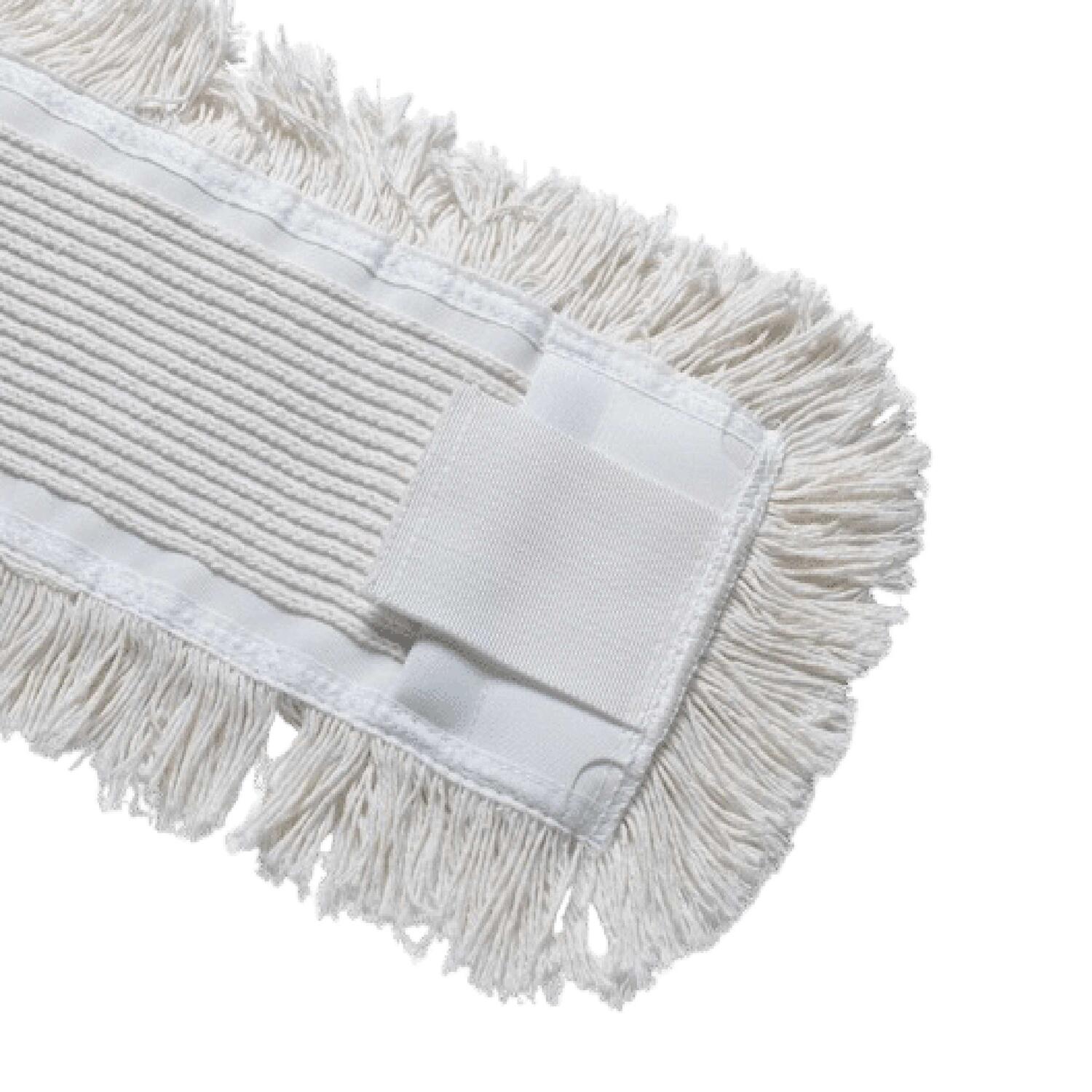 Baumwollmopp Premium mit Tasche und Lasche weiss 40cm, 10 Stk.