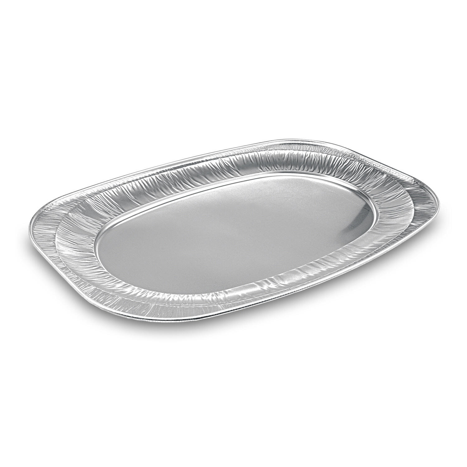 Alu-Catering-Platten Aluminium-Partyplatten Servierplatten 55 x 36 cm, 10 Stk.