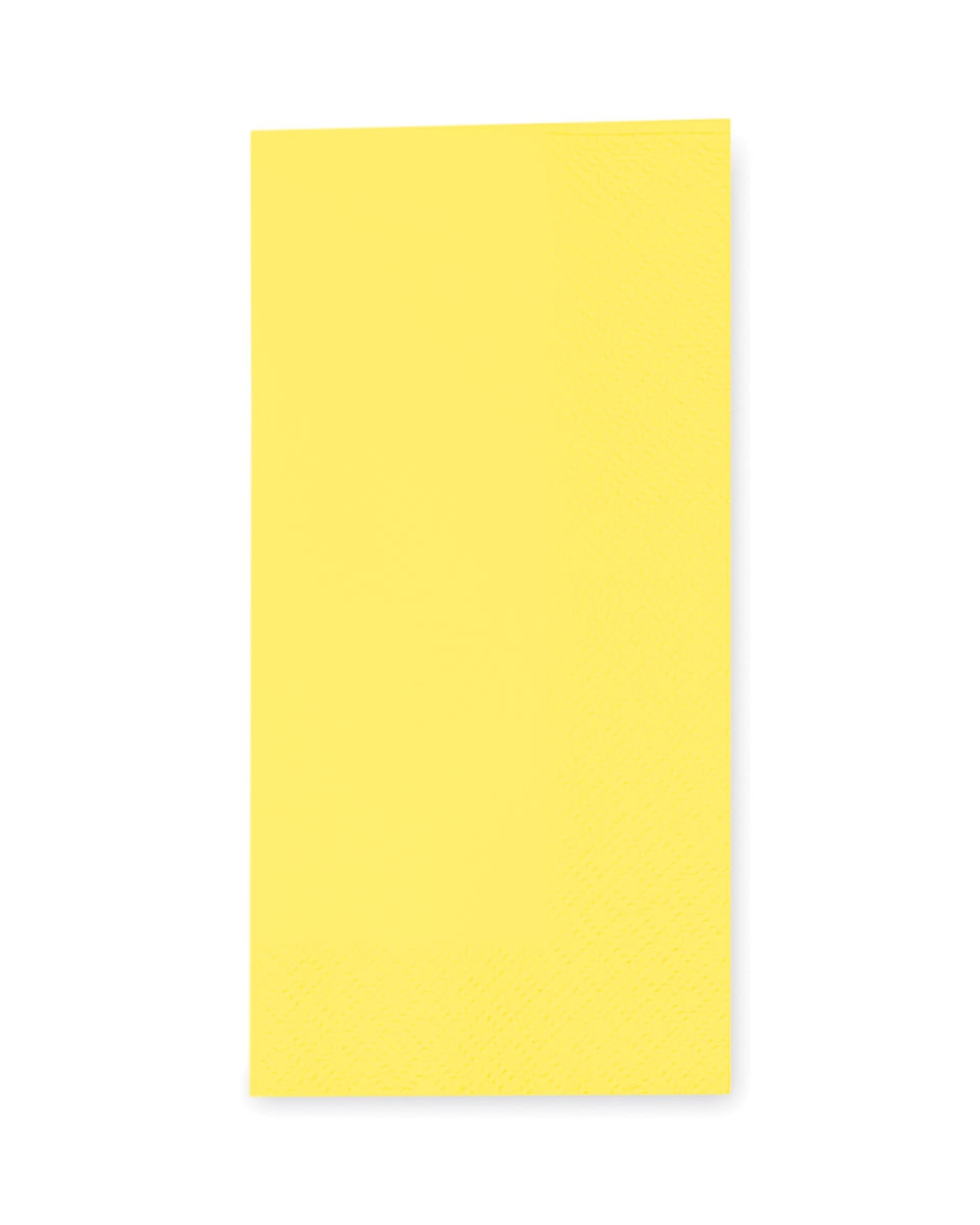 Servietten 33 x 33 cm 1/8 -Falz, 3-lagig gelb, 250 Stk.