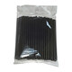 Trinkhalme Strohhalme Kunststoff PP Mehrweg schwarz 150 mm Ø7 mm, 100 Stk.